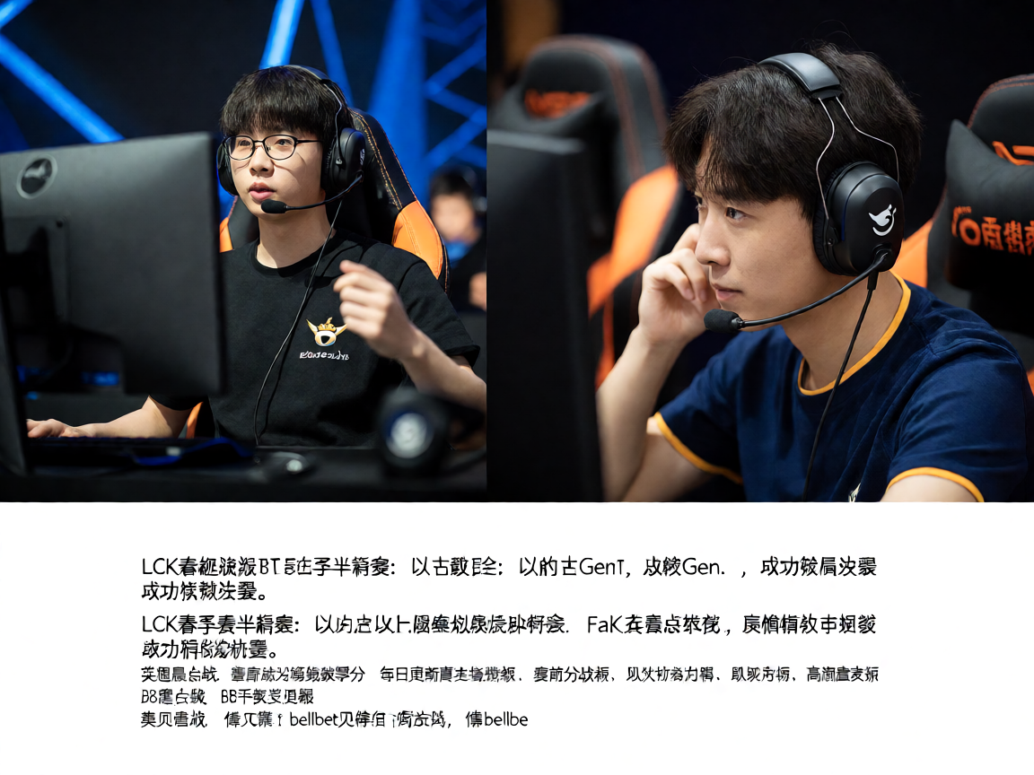 电竞英雄联盟LCK春季赛T1比赛精彩画面